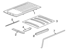 RAIL,RF UPR SI 15061627 HUMMER