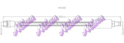 Тормозной шланг H4688 NELSON