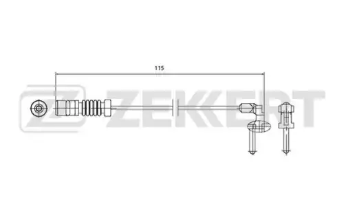 Датчик тормозных колодок ZEKKERT BS-8027