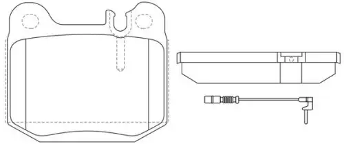 Тормозные колодки дисковые FIT FP0874E