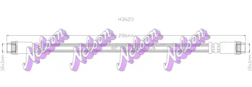 Тормозной шланг H3623 NELSON