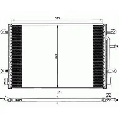 Конденсатор, кондиционер 30311521CP AUTOCLIMA