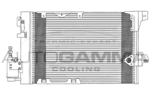 Конденсатор, кондиционер 102734 AUTOGAMMA