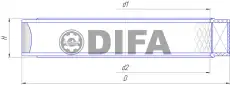 Фильтр воздушный DIFA DIFA4205