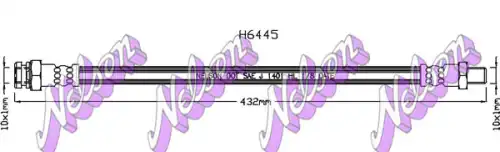 Шланг сцепления H6445 NELSON