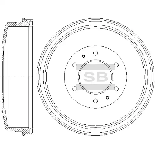 Тормозной диск SANGSIN SD4343