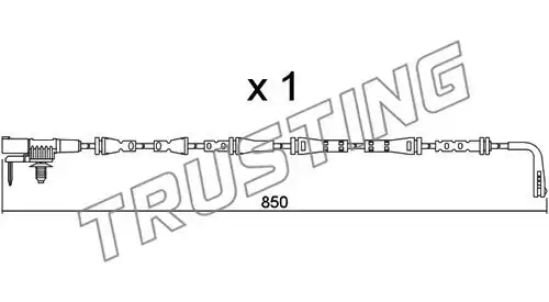 Датчик тормозных колодок TRUSTING SU.352