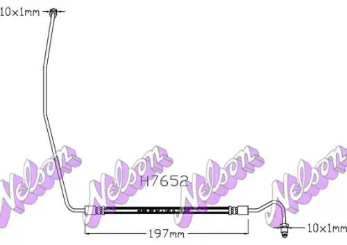 Тормозной шланг H7652 NELSON