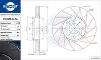 Тормозной диск ROTINGER RT 4570-GL T6