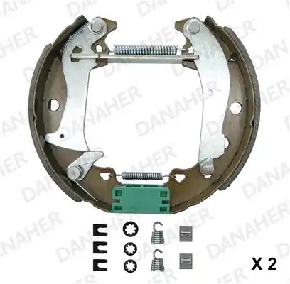 Комплект тормозных колодок 110.1075A DANAHER