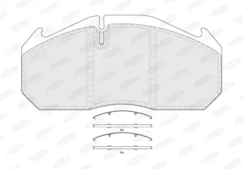 Тормозные колодки дисковые BERAL BCV29030TK