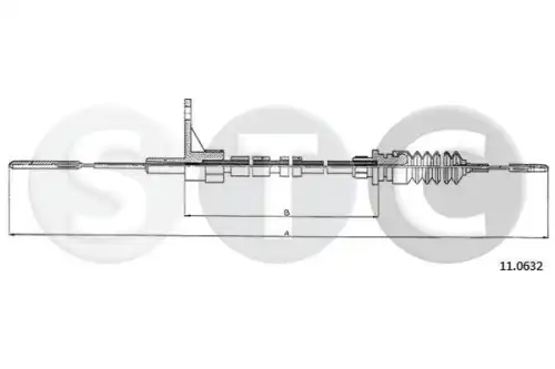 Тросик газа T483819 STC