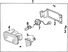 Фара противотуманная INFINITI 261556P125