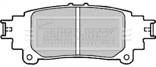 Тормозные колодки дисковые BORG&BECK BBP2336