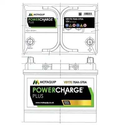 Аккумулятор MOTAQUIP VBY70