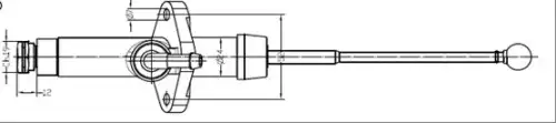 Цилиндр сцепления MOTAQUIP VCM127