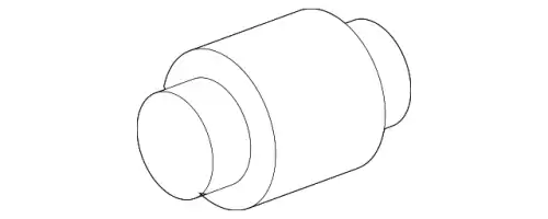 Cайлент-блок,7L0412333A VAG