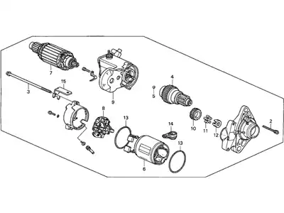Стартер ACURA 31200P0A003RM