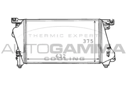 Интеркулер AUTOGAMMA 101516