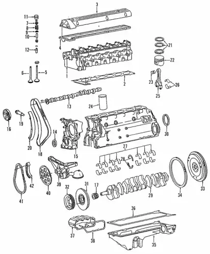 Распредвал MB 603 050 07 01