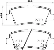 Тормозные колодки дисковые NISSHINBO NP6146