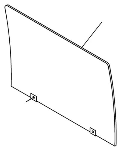 Стекло двери 8978674100 ISUZU