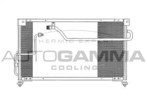 Конденсатор, кондиционер 102677 AUTOGAMMA