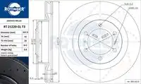 Тормозной диск ROTINGER RT 21220-GL T3
