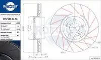 Тормозной диск ROTINGER RT 2937-GL T6