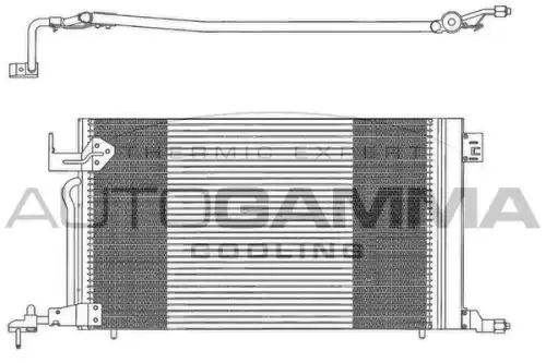 Конденсатор, кондиционер 101596 AUTOGAMMA