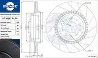 Тормозной диск ROTINGER RT 20157-GL T6