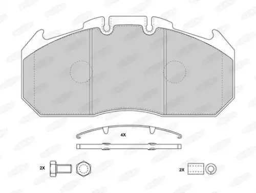 Тормозные колодки дисковые BERAL BCV29131TK
