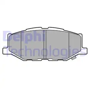 Тормозные колодки дисковые DELPHI LP3637