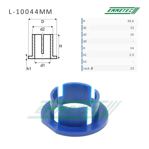 Втулка вала рулевой рейки L10044MM EMMETEC