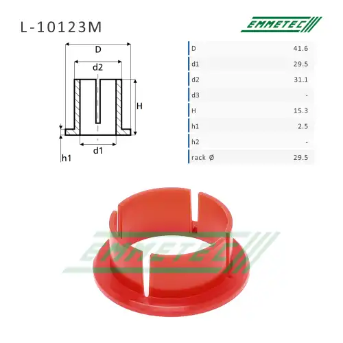 Рулевая рейка EMMETEC L-10123M
