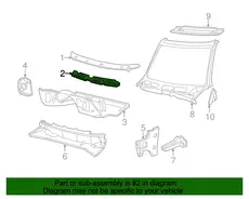 SCREEN,AIR INL 15964566 CHEVROLET