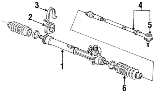 Рулевая тяга VAG 3A0 422 803 E