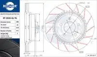 Тормозной диск ROTINGER RT 2935-GL T6