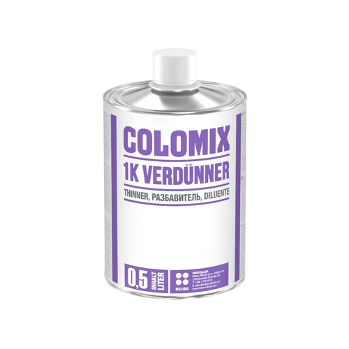  РАЗБАВИТЕЛЬ ДЛЯ АВТОЭМАЛЕЙ 0,5Л COLOMIX 48801301