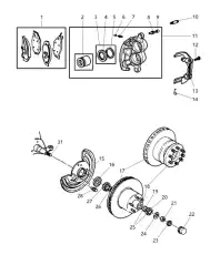 SENSOR ANTI-LOCK BRAKES 56028 177AD DODGE