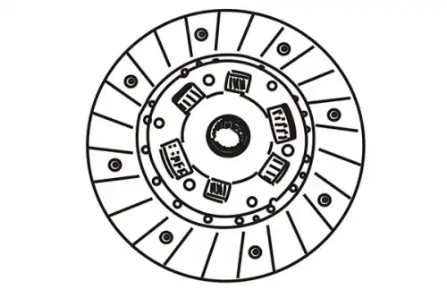 Диск сцепления WXQP 160655