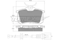 Тормозные колодки дисковые TOMEX TX 16-15