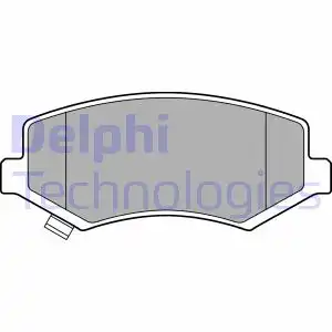 Тормозные колодки дисковые DELPHI LP3456
