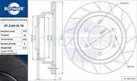 Тормозной диск ROTINGER RT 2149-GL T6