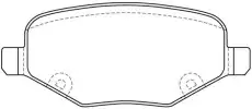 Тормозные колодки дисковые FIT FP1754