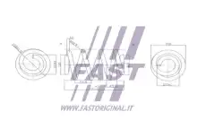 Пружина ходовой части FT12282K FAST
