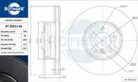 Тормозной диск ROTINGER RT 20211-GL