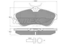 Тормозные колодки дисковые TOMEX TX 13-29