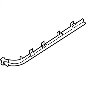 Rail - rear door center, rh 83920A9000 KIA