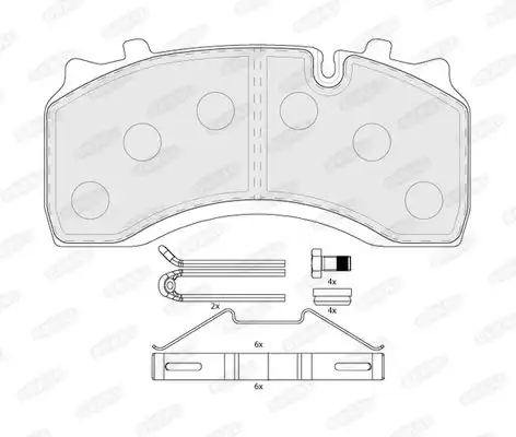 Тормозные колодки дисковые BERAL BCV29142TK